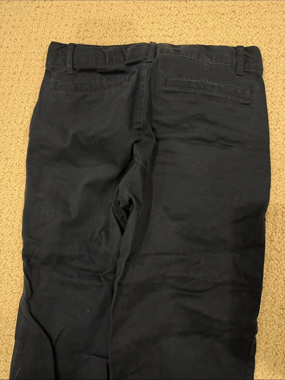 Bundle of 2: Boy’s Stretch Chino Pants - Light Gray & Navy
